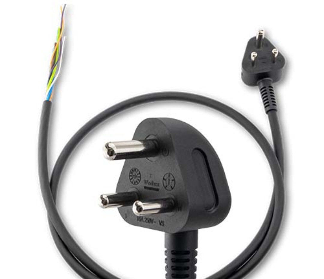 کابل 2 شاخه پرسی ارت دار