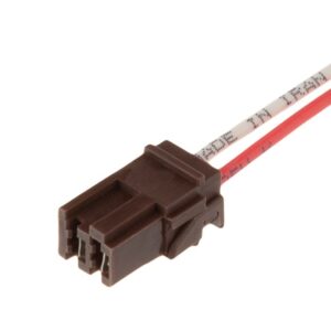 سوکت 2 فیش قهوه یی چراغ پارک پراید